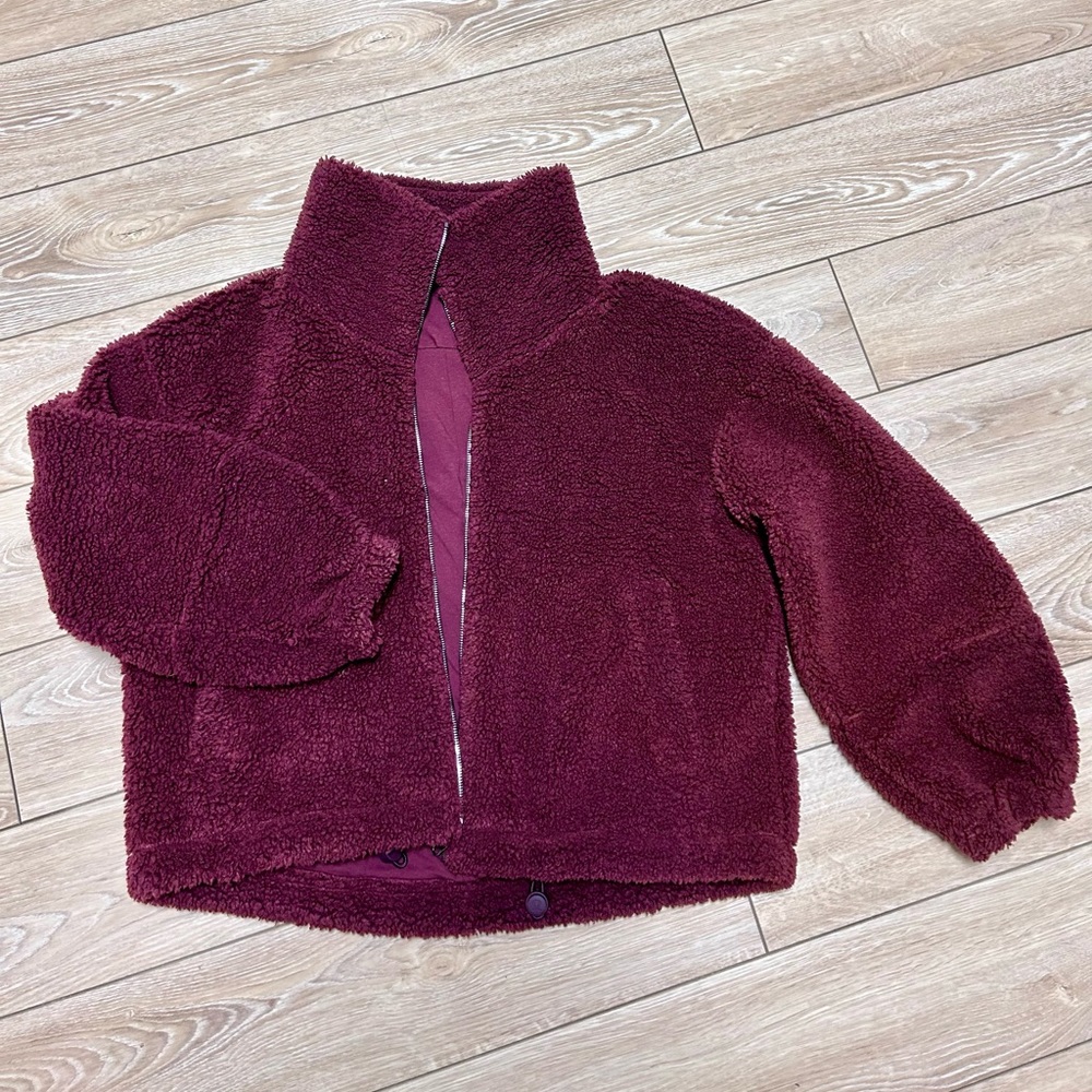 Lululemon Cinchable Fleece Zip Up
